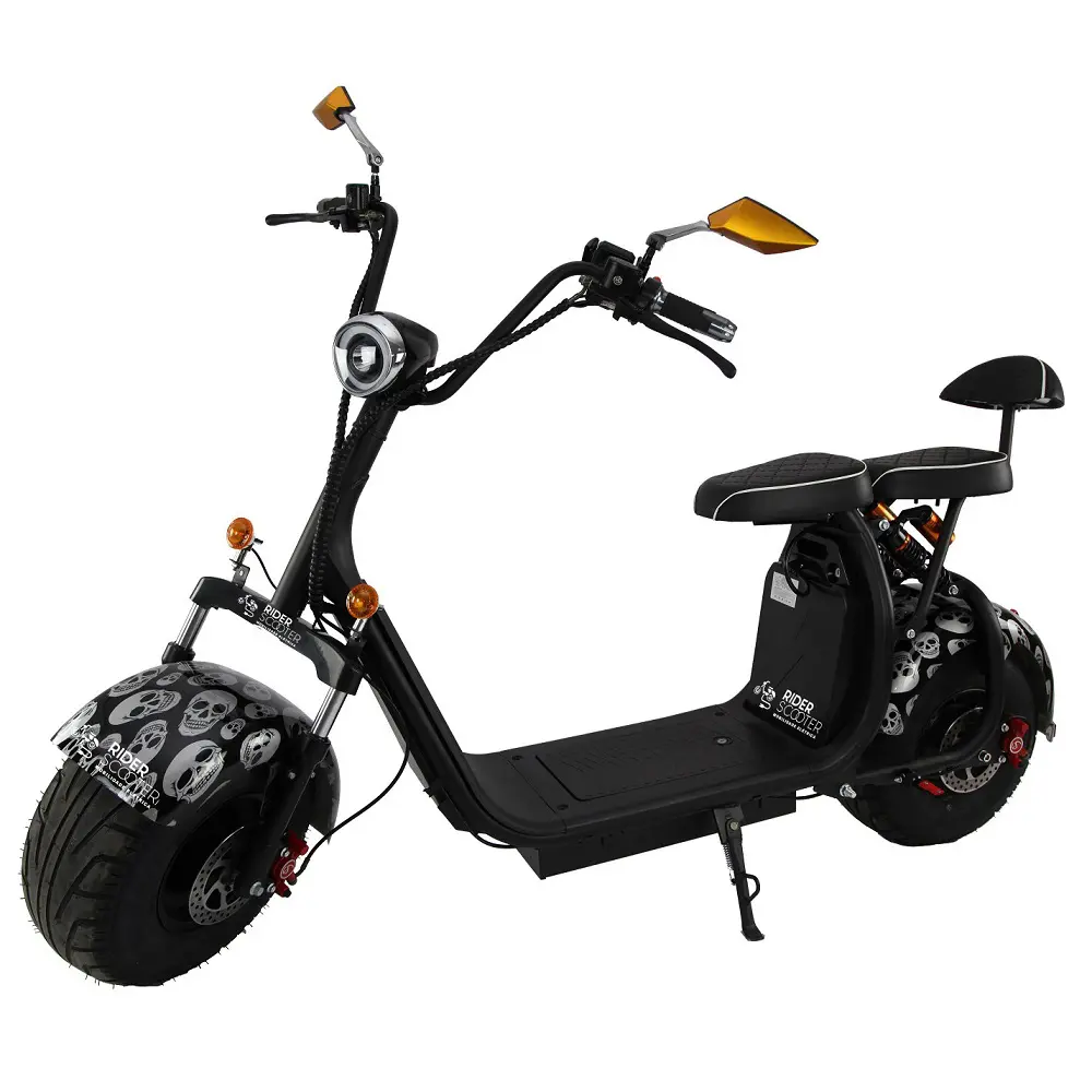 Moto Scooter Elétrica x8 Caveira de 2000w | Rider Scooter