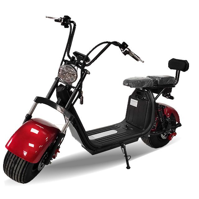 Venda de Moto Elétrica Scooter 2000W Vermelha Homologada para